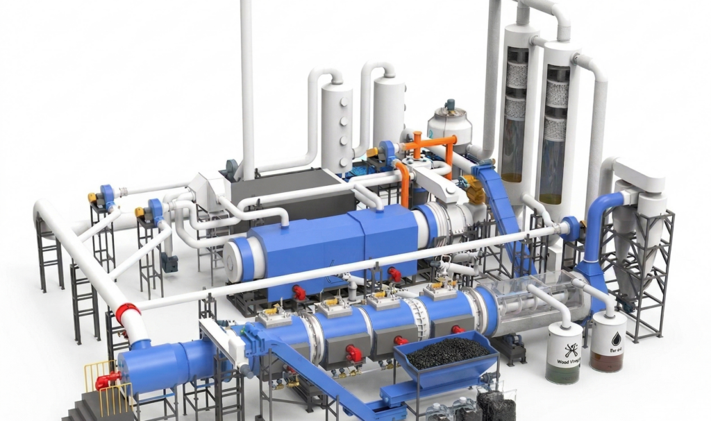 biochar machinery